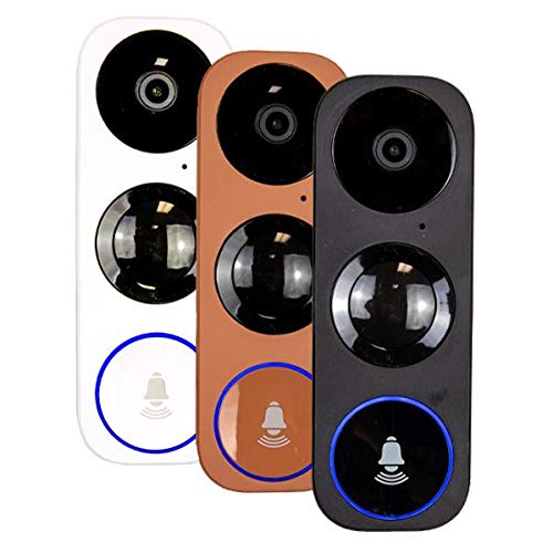 Product Cover Nelly's Security 3MP WiFi Video Doorbell Camera W/ 2 Way Audio, Onvif Compliant, PIR Motion Sensor, Night Vision, 16GB SD Card Pre-Installed, Includes 3 Face Plates