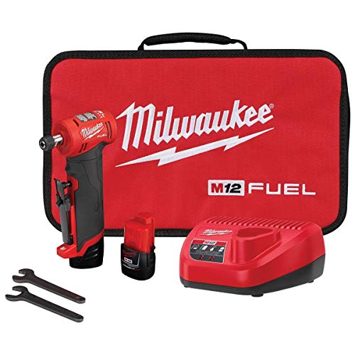 Product Cover Milwaukee 2485-22 M12 FUEL Right Angle Die Grinder with 2 Battery and Charger Kit