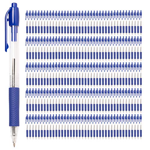 Product Cover Simply Genius (200 Pack) Retractable Ballpoint Pens Medium Point Click Pens For Journal Notebook Writing Office Supplies Pens