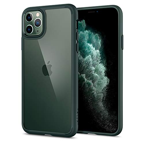Product Cover Spigen Ultra Hybrid Designed for Apple iPhone 11 Pro Case (2019) - Midnight Green