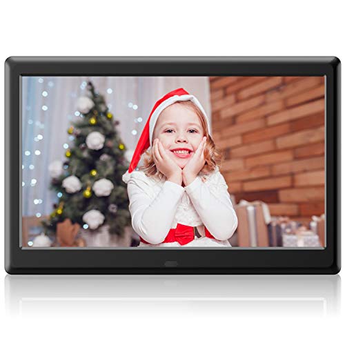 Product Cover DBPOWER Advanced 10 inch Digital Picture Frame - Electronic Photo & Video Frame with 1280x800 IPS HD Display, Support 1080P Videos, Photos Auto Rotate, Remote Control, Calendar View & USB/SD Card Slot