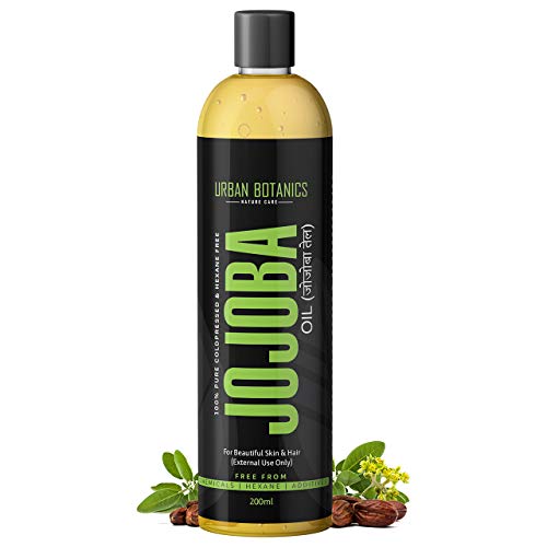 Product Cover UrbanBotanics® Cold Pressed Jojoba Oil for Skin & Hair - Virgin & Unrefined - 200ml
