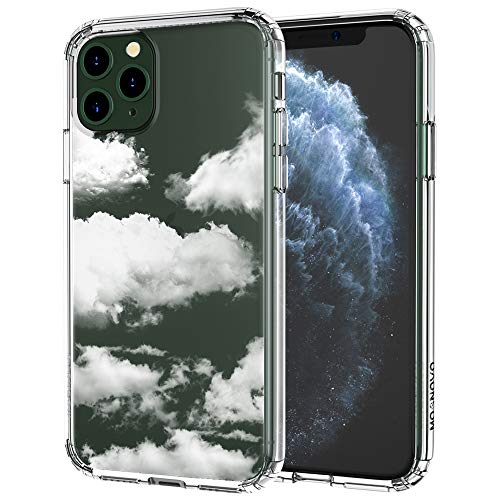 Product Cover MOSNOVO iPhone 11 Pro Case, Cloud Pattern Clear Design Transparent Plastic Hard Back Case with TPU Bumper Protective Case Cover for Apple iPhone 11 Pro (2019)