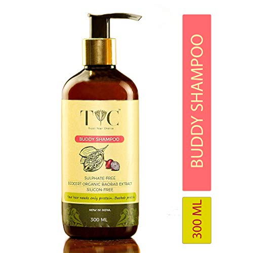 Product Cover TYC Baobab Buddy Shampoo | Sulphate Free, Made With Organic Baobab Protein and Red Onion Extract, Hair Fall Control Shampoo For Men and Women - 300 ML