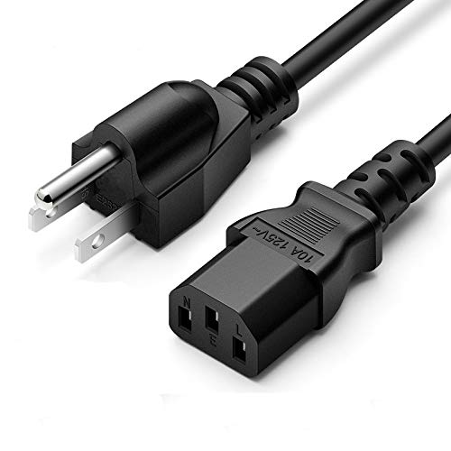 Product Cover UL Listed Universal 3-Prong AC Power Cord for ION iPA76C iPA76A iPA76S IPA23 Block Rocker Block Party Live Job Rocker Explorer Portable Speaker System Cable: NEMA 5-15P to IEC320C13