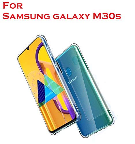 Product Cover Bracevor Shockproof TPU Back Cover for Samsung Galaxy M30s - Transparent | Cushioned Edges | Flexible Clear Case