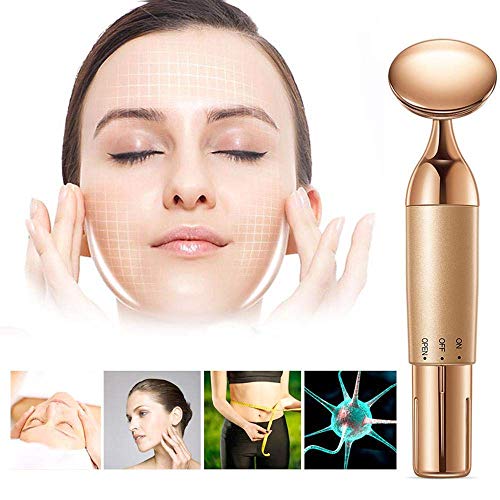 Product Cover BovertyTM Face Vibratory Massager for Instant Face Lift,Anti-Wrinkles,Anti Aging,Skin Tightening,Eliminate Dark Circles for Women Face Slimmer Tool (Rose Gold)