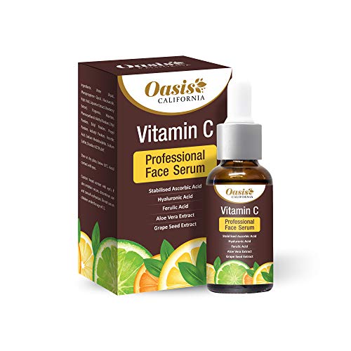 Product Cover OASIS CALIFORNIA Vitamin C Serum for face, Skin, Under Eyes and Moisturising.