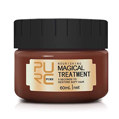 Product Cover Magical Hair Treatment Mask, Advanced Molecular Hair Roots Treatment Professtional Hair Conditioner, 5 Seconds to Restore Soft Hair, Deep Conditioner Suitable for Dry & Damaged Hair-60ml