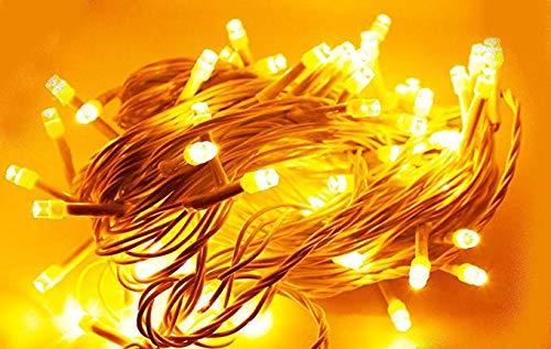 Product Cover HomeJoyTM Super Quality Golden Waterproof Festival Christmas Diwali String Decoration Light Decorative Lighting (40 Feet)