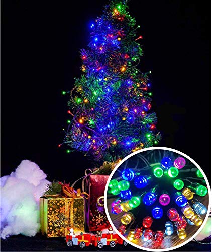 Product Cover HOMEJOY Premium Quality LED RED Green Blue Waterproof Festival Christmas Diwali String Decoration Light Decorative Lighting with Remote (40 Feet)