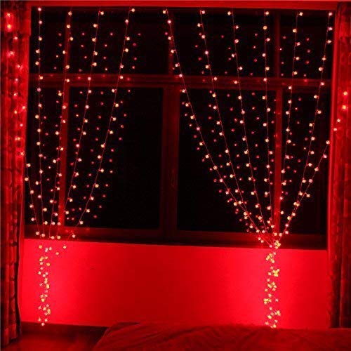 Product Cover HomeJoyTM Super Quality Red Waterproof Festival Christmas Diwali String Decoration Light Decorative Lighting (40 Feet)