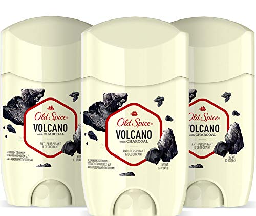 Product Cover Old Spice Antiperspirant & Deodorant for Men, Invisible Solid, Volcano With Charcoal Scent, Inspired by Natural Elements, 1.7 Oz (Pack Of 3)