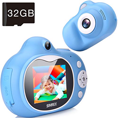 Product Cover Simrex Kids Camera, Mini Children Digital Camera for Kids Video Camcorder Shockproof Toys with 2.0