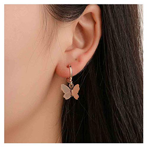 Product Cover Olbye Butterfly Earrings Dainty Gold Drop Earrings Charm Earring Body Jewelry for Women and Girls