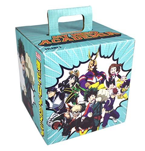 Product Cover Toynk My Hero Academia LookSee Mystery Gift Box | Includes 5 Official Boku No Hero Collectibles | Includes Wall Art, Enamel Pin, & More | Midoriya Green Edition | Collect All 4