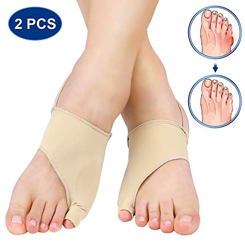 Product Cover Tailors Bunion Corrector Pinky Toe Pain Relief Pad, Soft Silicone Gel Bunionette Corrector Bunion Pads with Anti-Slip Strap, Little Toe Cushions Spacer Shield Guard for Calluses, Blisters, Corns