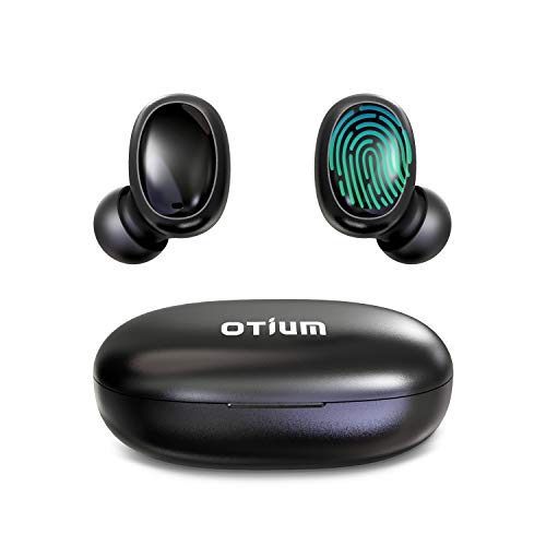 Product Cover Otium Wireless Earbuds Bluetooth 5.0 Headphones Deep Bass 3D Stero Sound Mini Headsets 40H Total Playtime with Charging Case IPX7 Waterproof Built-in Mic Earphones for Work, Sports, Driving