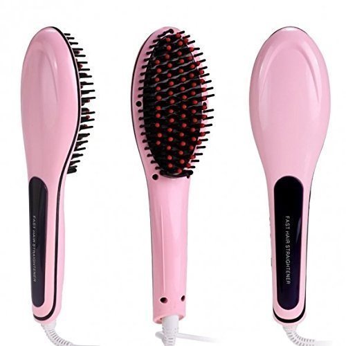 Product Cover Pramukh Enterprice HUB Hair Electric Comb Brush 3 in 1 Ceramic Fast Hair Straightener For Women's Hair Straightening Brush