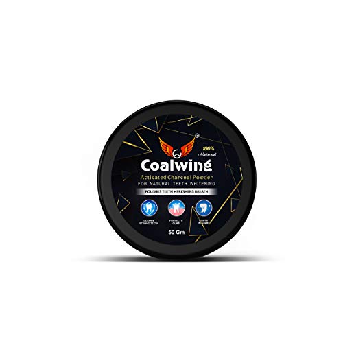 Product Cover Coalwing Activated Charcoal Instant Teeth Whitening Powder 50g (FREE: Coalwing Tooth Brush)