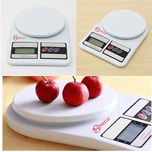 Product Cover HEMIZA Electronic Digital Kitchen Weighing Scale, Kitchen Scale Digital Multipurpose, Weighing Machine, Weight Scale Kitchen, Kitchen Weighing Machine Digital (10 Kg)