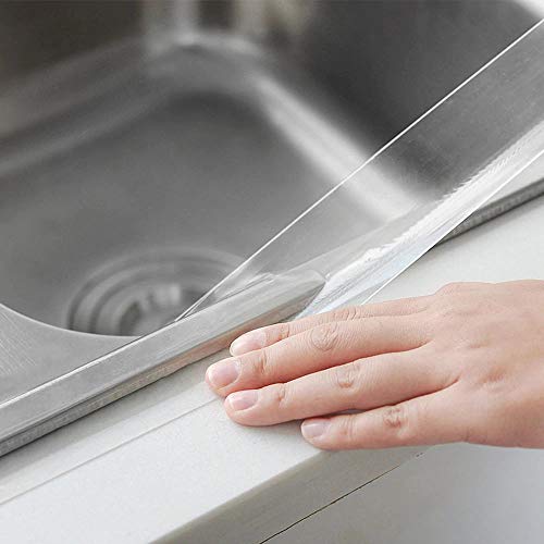Product Cover P S Retail Transparent Acrylic Waterproof Self-Adhesive Tape for Kitchen Sink Corner Line Sticking Strip(3cmX5m)