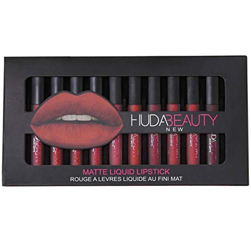 Product Cover Huda Beauty Matte Liquid Long Lasting Lipstick Set of 12 - (Multicolour- 60ml)