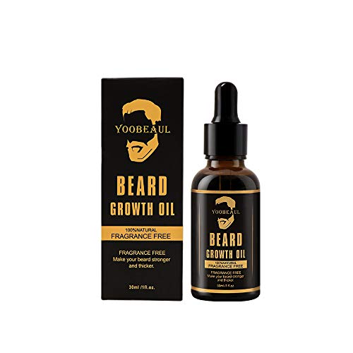Product Cover Beard Growth Oil (Grow Your Beard Fast) All Natural Beard Oil - Beard Growth Serum Refill - Stimulate Beard and Hair Growth