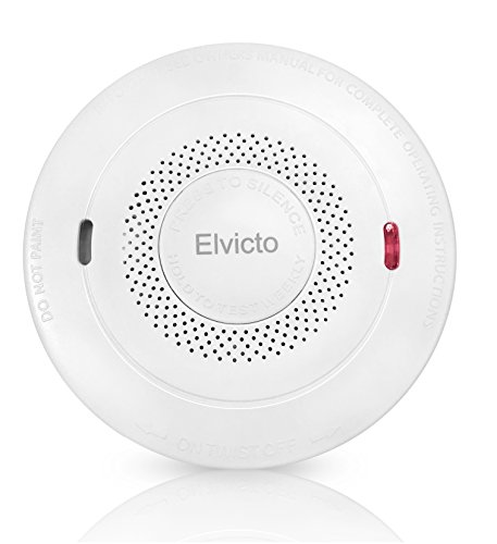 Product Cover Combination Smoke and Carbon Monoxide Detector 10 Year Battery Operated, Travel Portable Photoelectric Fire&Co Alarm for Home, Kitchen