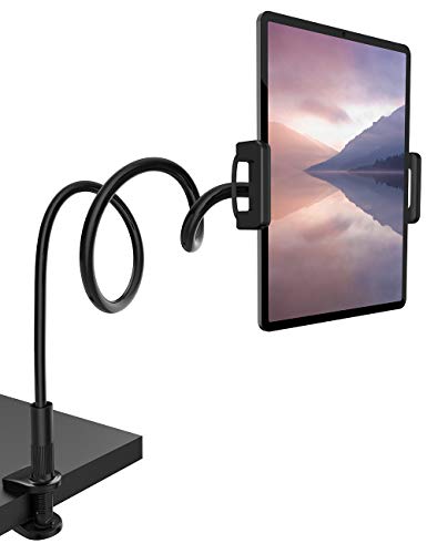 Product Cover Gooseneck Tablet Mount Holder for Bed - Lamicall Flexible Tablet Arm Clamp, Bed Stand for 4.7-11