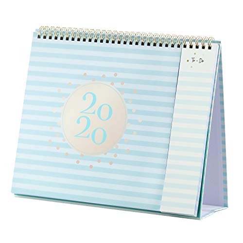 Product Cover 2020 Desk Calendar - Standing Flip Calendar 2020 with Premium Thick Paper, 10.5