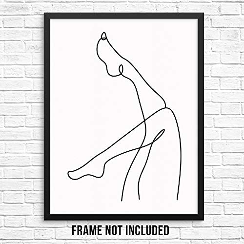 Product Cover Abstract Woman's Body Shape Wall Decor Art Print Poster -11