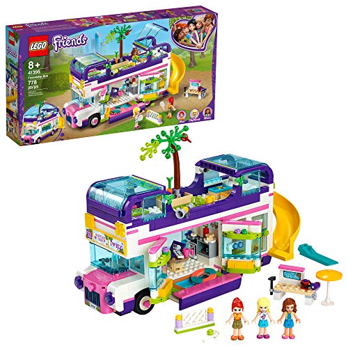 Product Cover LEGO Friends Friendship Bus 41395 Heartlake City Toy Playset Building Kit Promotes Hours of Creative Play, New 2020 (778 Pieces)