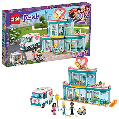 Product Cover LEGO Friends Heartlake City Hospital 41394 Best Doctor Toy Building Kit, Featuring Friends Character Emma, New 2020 (379 Pieces)