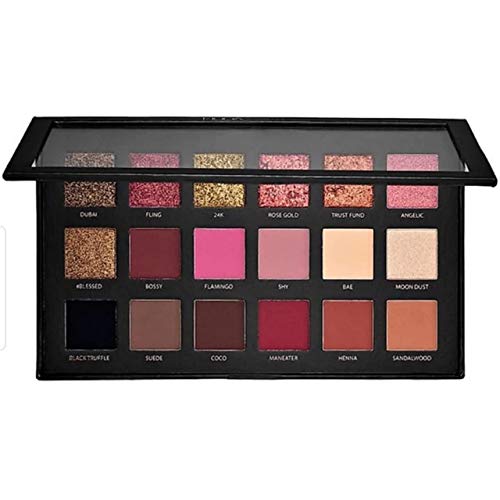 Product Cover Huda bb combo textured eyeshadow palette rose gold edition (18 Shades)
