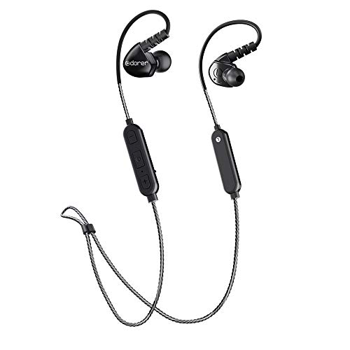Product Cover Bluetooth Headphones, Adorer B2 Wireless Sport Earbuds with 8 Hrs Playtime, Richer Bass and Noise Cancelling Mic, Sweatproof Running Headphones - Black