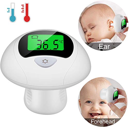 Product Cover Viedouce Baby Thermometer Ear Forehead Thermometers for Fever Kids and Adults, 4-in-1 Digital Thermometer, Instant Read, F &℃ Convertible, Mute Function