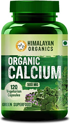 Product Cover Himalayan Organics Organic Calcium Complex - Best Whole Food Supplement for Bone Health - 120 Vegetarian Capsules