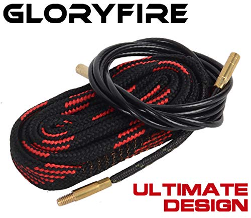 Product Cover GLORYFIRE Bore Snake Gun Snakes for Rifle Shotgun Pistol Including 9mm 5.56 .22 .223 12GA .308 .45 .50 Bore Cleaner Snake Designed with Firm Snake and Detachable Component