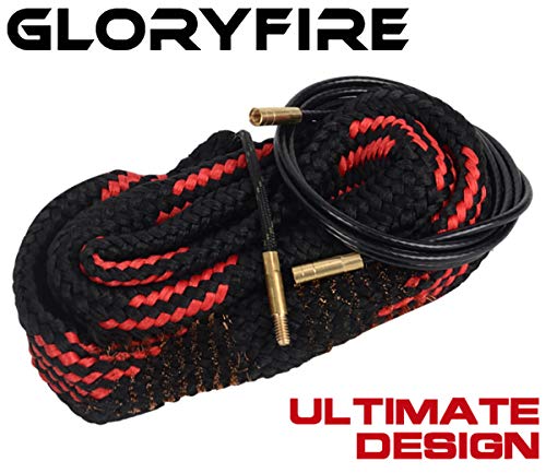Product Cover GLORYFIRE Bore Snake Gun Snakes for Rifle Shotgun Pistol Including 9mm 5.56 .22 .223 12GA .308 .45 .50 Bore Cleaner Snake Designed with Firm Snake and Detachable Component