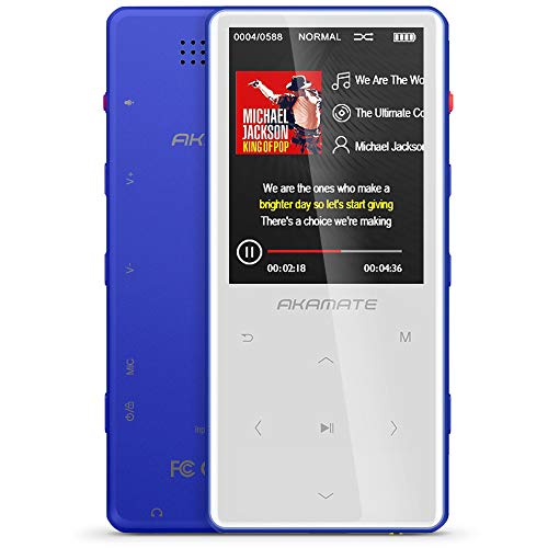Product Cover MP3 Player, 16GB Player with Bluetooth 4.2, Music Player with FM Radio, One Click Recording, 2.4