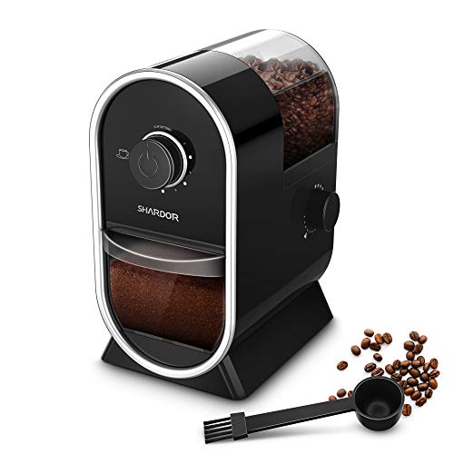Product Cover SHARDOR Electric Burr Coffee Grinder Mill with 16 Adjustable Grinding,Coffee Grinders with 12 Cups,Black