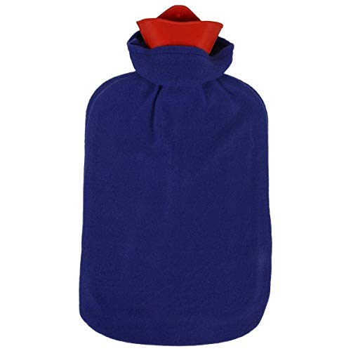 Product Cover Alexvyan Premium Hot Water Bottle with Cover Classic Non Toxic Natural Rubber Hot and Cold Water Filling Bag with Woolen Cover - 2 LTR - ISO 45001 Certified