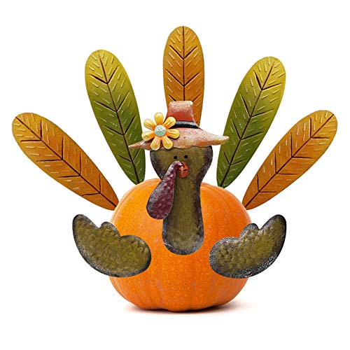 Product Cover FORUP Thanksgiving Pumpkin Turkey Making Kit, Turkey Decor Kit, Thanksgiving Decoration for Autumn Fall Thanksgiving Harvest Home Decor