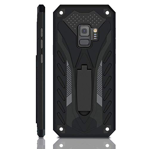 Product Cover Samsung Galaxy S9 Case | Military Grade | 12ft. Drop Tested Protective Case | Kickstand | Wireless Charging | Compatible with Galaxy S9 - Black