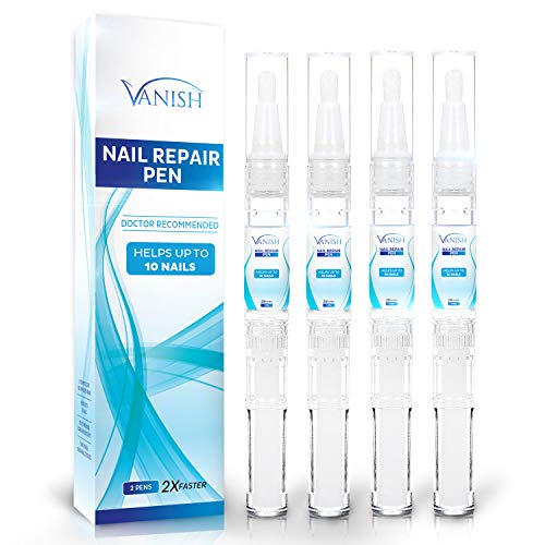 Product Cover Vanish Fungal Nail Repair Pen 4-pack, Nail Fungus Repair Pen, Effective on Toenail and Fingernail Treatment | Visible Results in 7 Days | 3x More in Every Pen | Helpful E-Book Included