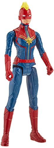 Product Cover Avengers Marvel Titan Hero Series Blast Gear Captain Marvel Action Figure