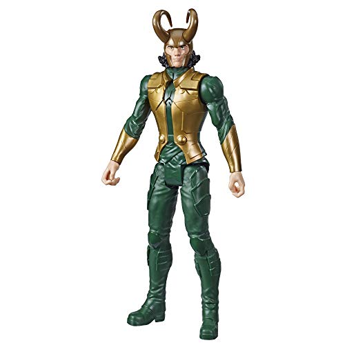 Product Cover Avengers Marvel Titan Hero Series Blast Gear Loki Action Figure, 12
