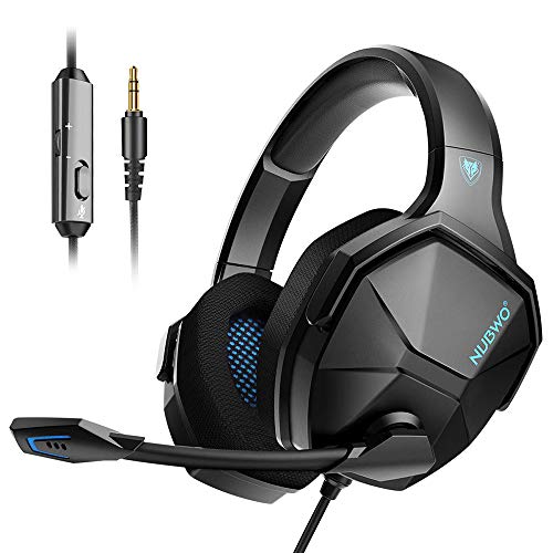 Product Cover Jeecoo N13 Gaming Headset for PS4 Xbox One PC, Bass Surround Headphones with Noise Cancelling Microphone, Highly Breathable Ear Cups for Computers Mobile and More