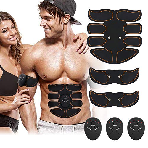 Product Cover nxcooply Abdominal Muscle EMS Abs Muscle Trainer Smart Cordless AB Toning Ultimate Abs Training Home Office Smart EMS Body Abdomen Equipment for Women Men Hip Leg Arm Waist